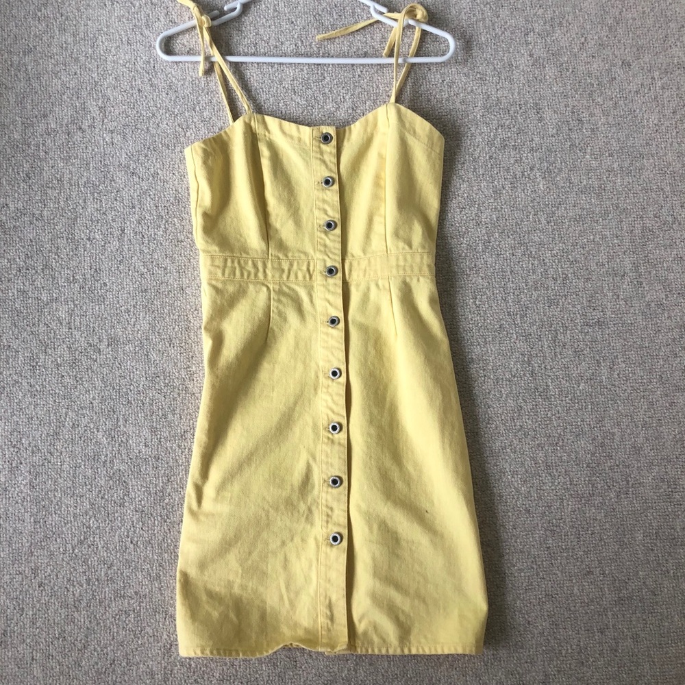Jack Wills Yellow Summer Dress